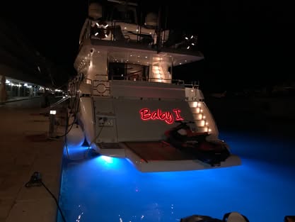 Yacht signage