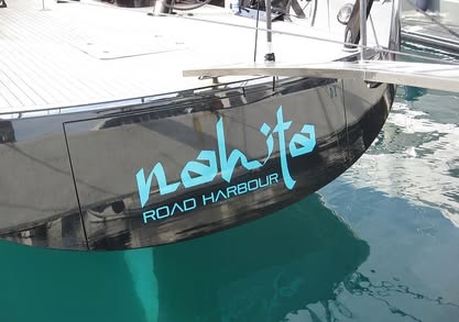 Yacht signage